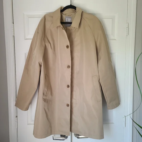 NWOT Men's Gap Mac Coat Size L - Picture 4 of 10